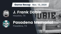 Recap: J. Frank Dobie  vs. Pasadena Memorial  2020