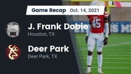 Recap: J. Frank Dobie  vs. Deer Park  2021