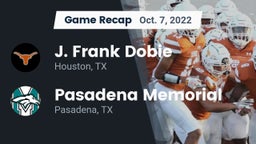 Recap: J. Frank Dobie  vs. Pasadena Memorial  2022