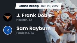 Recap: J. Frank Dobie  vs. Sam Rayburn  2022