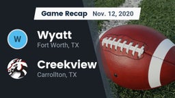 Recap: Wyatt  vs. Creekview  2020