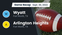 Recap: Wyatt  vs. Arlington Heights  2022