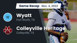 Recap: Wyatt  vs. Colleyville Heritage  2022