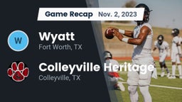Recap: Wyatt  vs. Colleyville Heritage  2023