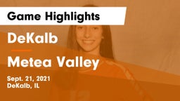 DeKalb  vs Metea Valley  Game Highlights - Sept. 21, 2021