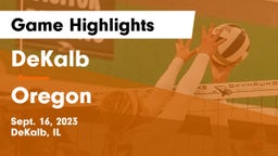 DeKalb  vs Oregon  Game Highlights - Sept. 16, 2023