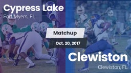 Matchup: Cypress Lake High vs. Clewiston  2017