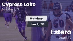 Matchup: Cypress Lake High vs. Estero  2017