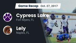 Recap: Cypress Lake  vs. Lely  2017