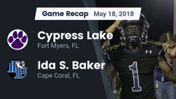 Recap: Cypress Lake  vs. Ida S. Baker  2018