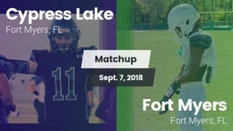 Matchup: Cypress Lake High vs. Fort Myers  2018