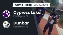 Recap: Cypress Lake  vs. Dunbar  2018