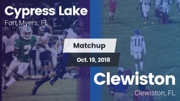 Matchup: Cypress Lake High vs. Clewiston  2018