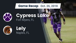 Recap: Cypress Lake  vs. Lely  2018