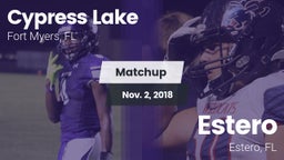 Matchup: Cypress Lake High vs. Estero  2018