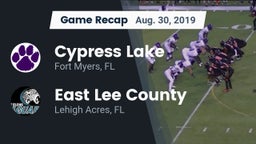 Recap: Cypress Lake  vs. East Lee County  2019