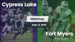 Matchup: Cypress Lake High vs. Fort Myers  2019