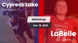 Matchup: Cypress Lake High vs. LaBelle  2019