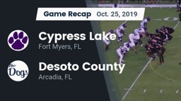 Recap: Cypress Lake  vs. Desoto County  2019