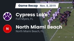 Recap: Cypress Lake  vs. North Miami Beach  2019
