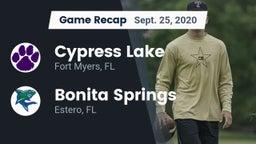 Recap: Cypress Lake  vs. Bonita Springs  2020