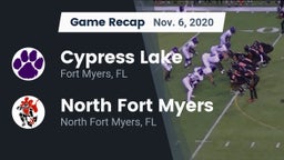 Recap: Cypress Lake  vs. North Fort Myers  2020
