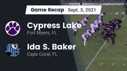 Recap: Cypress Lake  vs. Ida S. Baker  2021