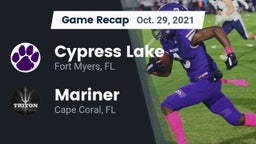 Recap: Cypress Lake  vs. Mariner  2021