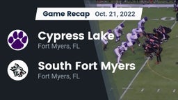 Recap: Cypress Lake  vs. South Fort Myers  2022