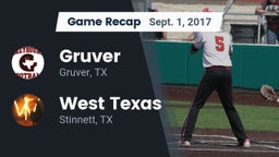 Recap: Gruver  vs. West Texas  2017