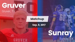 Matchup: Gruver  vs. Sunray  2017