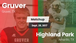 Matchup: Gruver  vs. Highland Park  2017