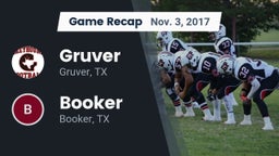 Recap: Gruver  vs. Booker  2017