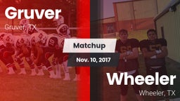 Matchup: Gruver  vs. Wheeler  2017