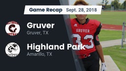 Recap: Gruver  vs. Highland Park  2018