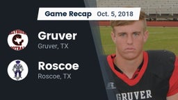 Recap: Gruver  vs. Roscoe  2018