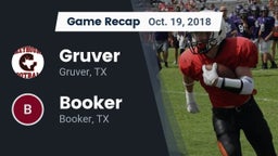 Recap: Gruver  vs. Booker  2018