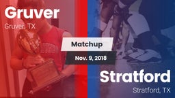 Matchup: Gruver  vs. Stratford  2018