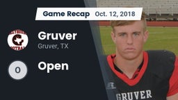 Recap: Gruver  vs. Open 2018