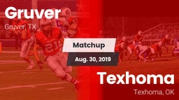 Matchup: Gruver  vs. Texhoma  2019