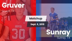 Matchup: Gruver  vs. Sunray  2019