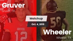 Matchup: Gruver  vs. Wheeler  2019