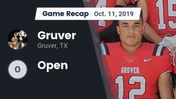 Recap: Gruver  vs. Open 2019