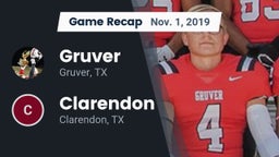Recap: Gruver  vs. Clarendon  2019
