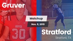 Matchup: Gruver  vs. Stratford  2019