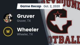 Recap: Gruver  vs. Wheeler  2020