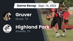Recap: Gruver  vs. Highland Park  2022
