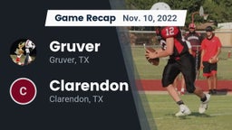 Recap: Gruver  vs. Clarendon  2022