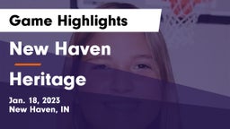 New Haven  vs Heritage  Game Highlights - Jan. 18, 2023