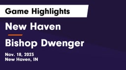 New Haven  vs Bishop Dwenger  Game Highlights - Nov. 18, 2023